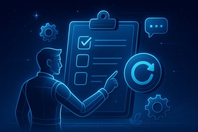Person managing background jobs