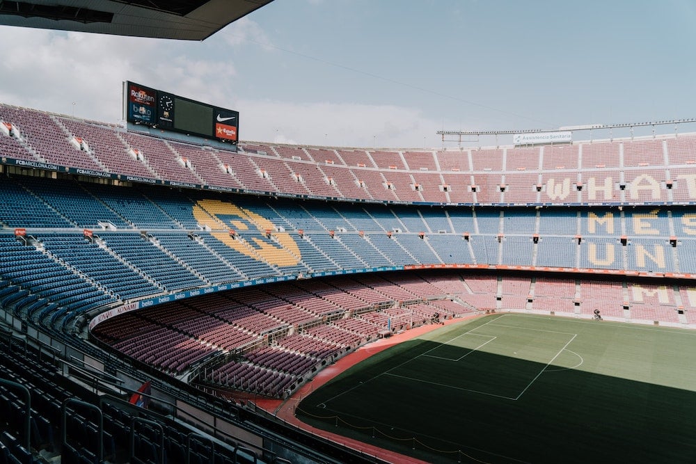El antiguo campo del FC Barcelona, el Camp Nou