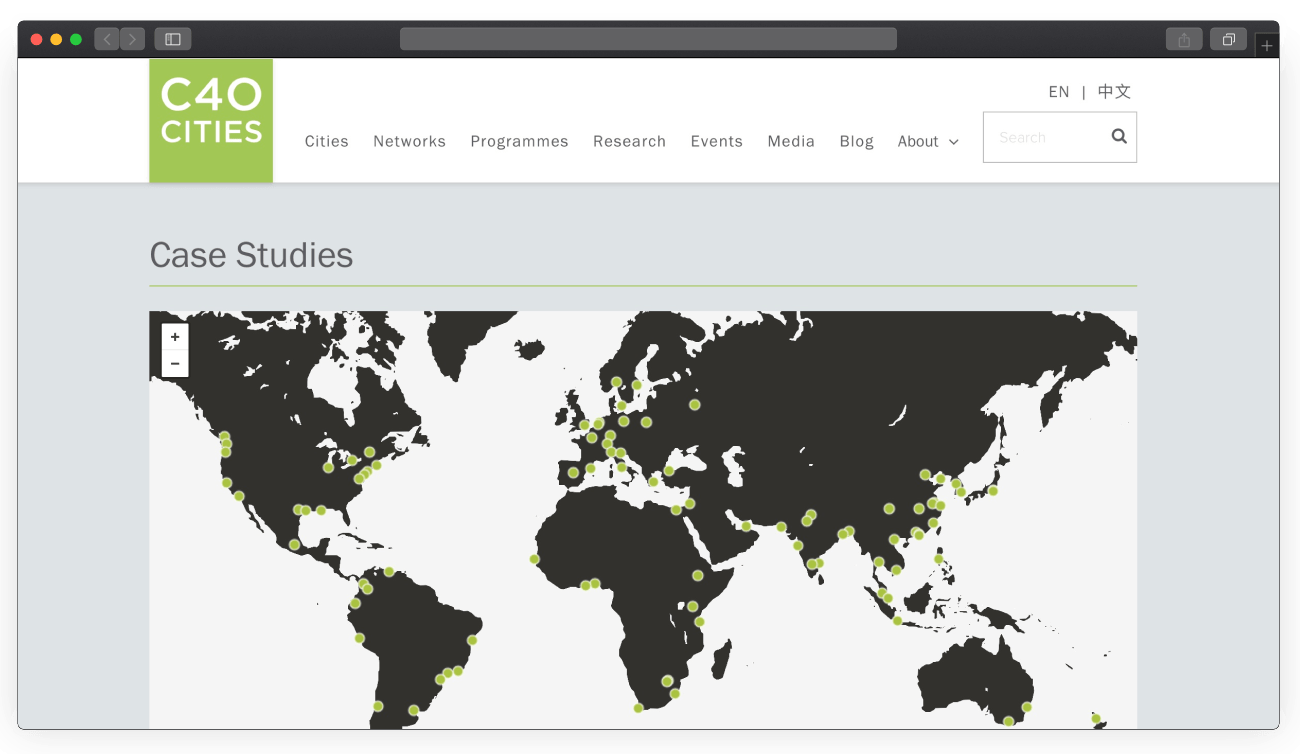 C40 Cities screenshot